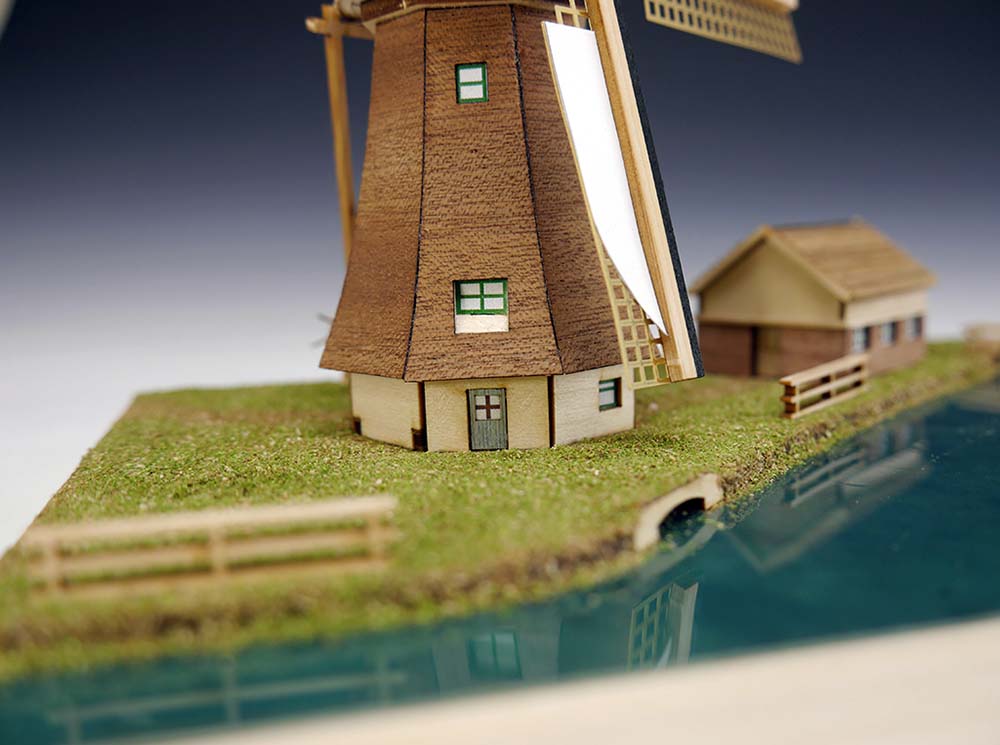 Деревня Kinderdijk Деревня Kinderdijk