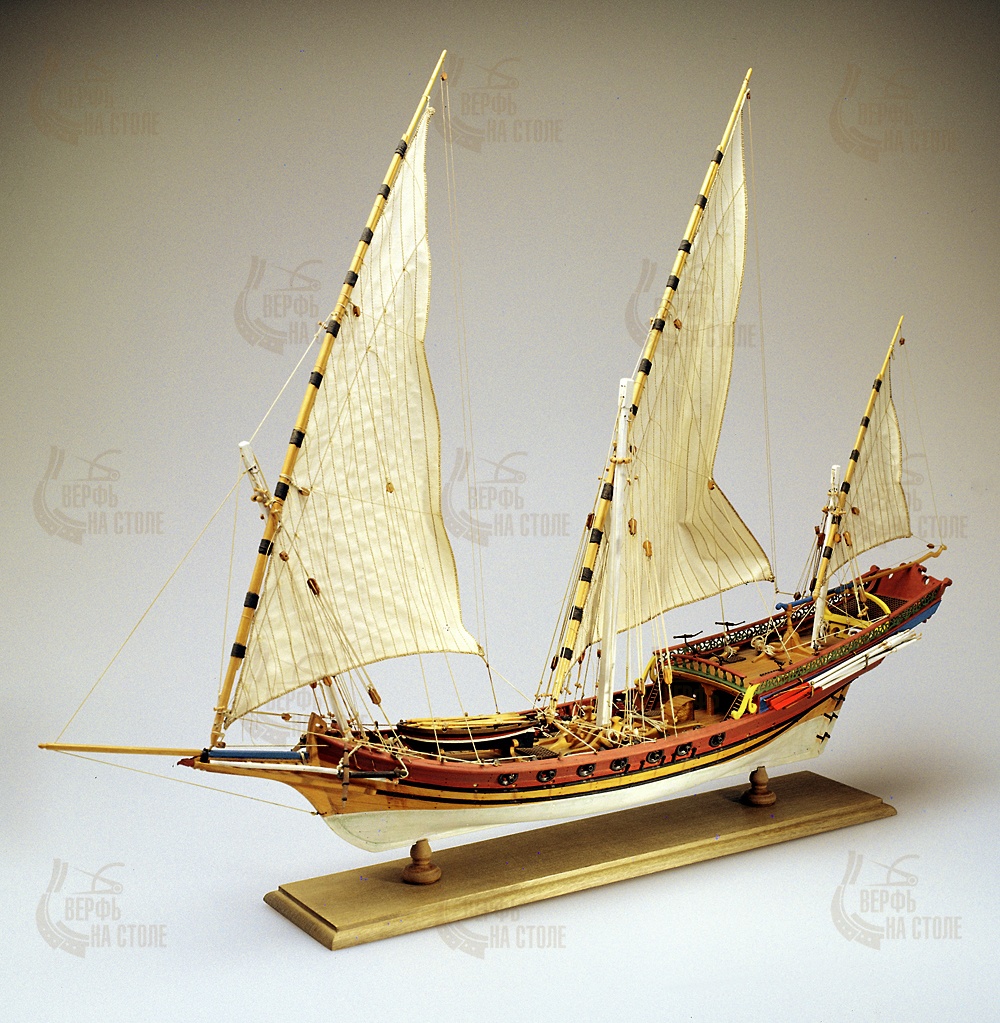 модель корабля Xebec модель корабля Xebec