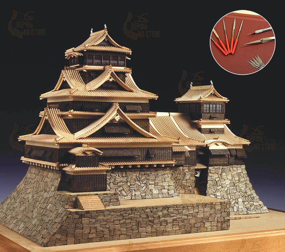 Замок Kumamoto + (Стартовый набор инструментов) Замок Kumamoto + (Стартовый набор инструментов)