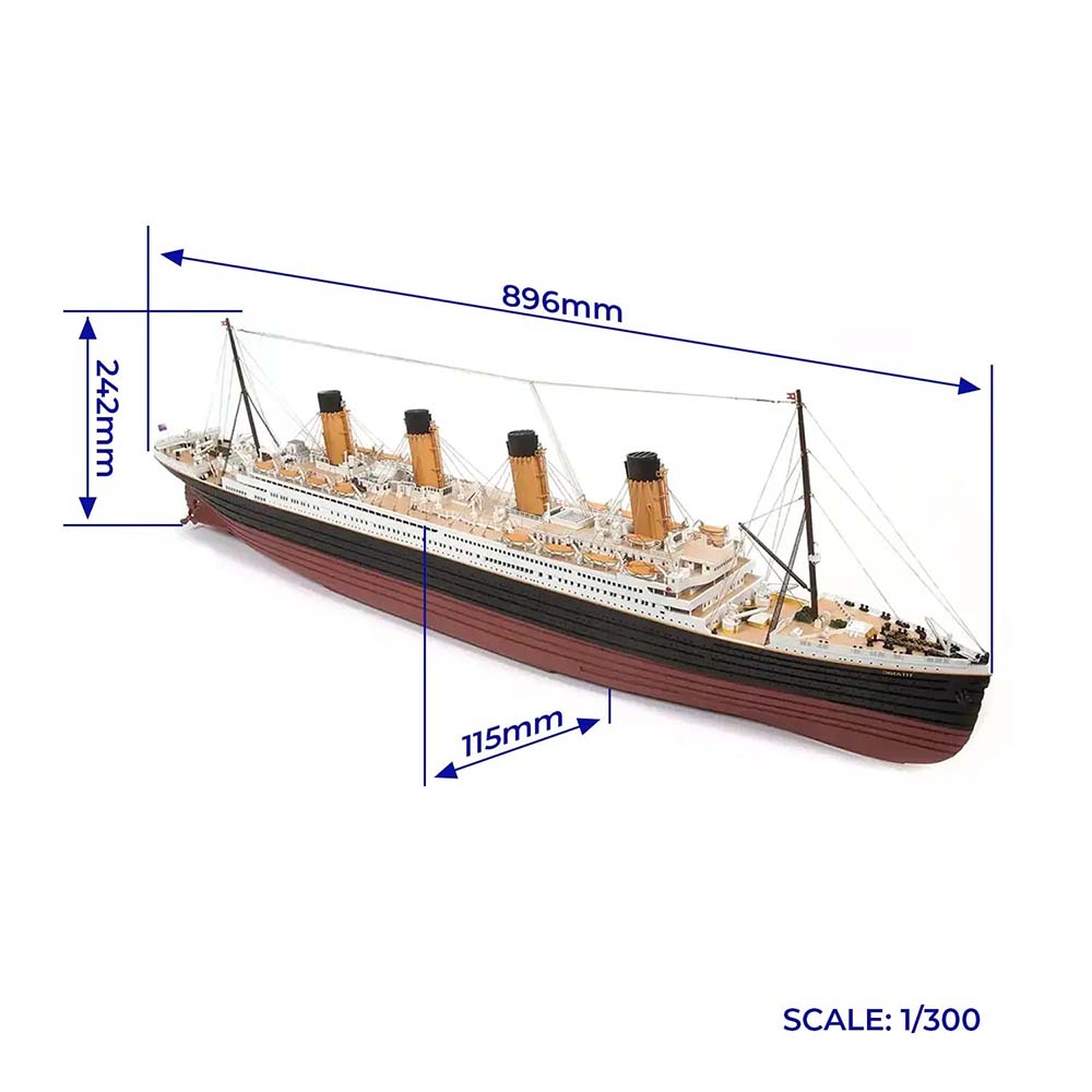 RMS TITANIC (Титаник) + (Полный набор инструментов, клея и краски) RMS TITANIC (Титаник) + (Полный набор инструментов, клея и краски)