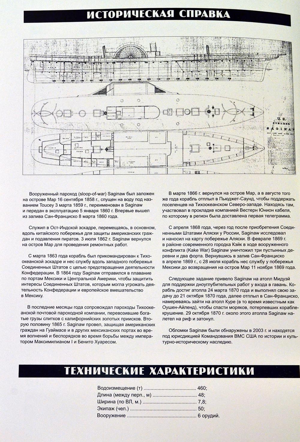 Модель из картона пароход "Saginaw" Модель из картона пароход "Saginaw"