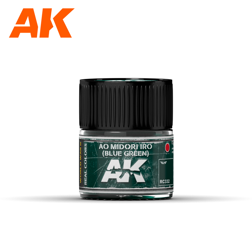 Краска AK Interactive, акриловая Ao Midori Iro (Blue-Green) / Сине-зеленый, 10 мл Краска AK Interactive, акриловая Ao Midori Iro (Blue-Green) / Сине-зеленый, 10 мл