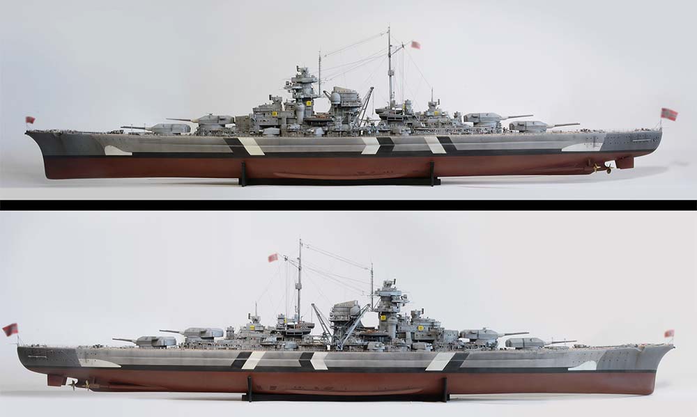 модель корабля Bismarck (Бисмарк) модель корабля Bismarck (Бисмарк)