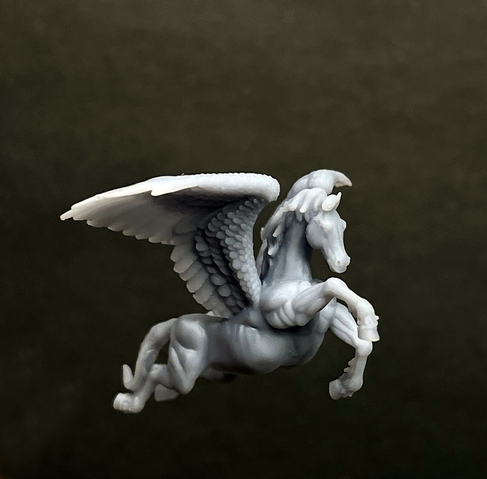 Носовая фигура Пегас №1, пластик, 37 мм, масштаб 1:64 Носовая фигура Пегас №1, пластик, 37 мм, масштаб 1:64