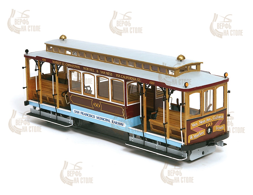 модель трамвая Модель трамвая San Francisco "CALIFORNIA STREET" модель трамвая Модель трамвая San Francisco "CALIFORNIA STREET"