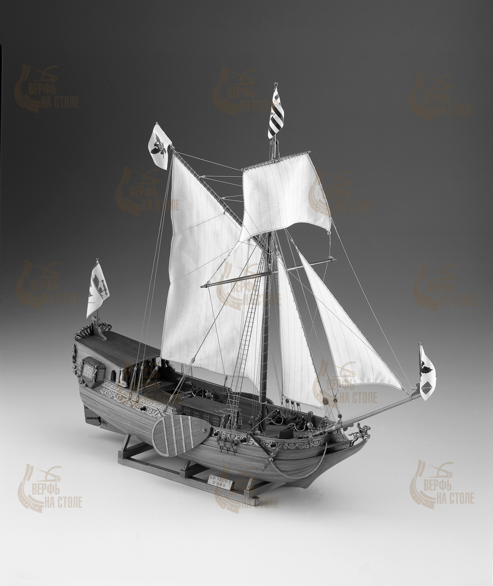 Чертеж яхты Yacht D'Oro, масштаб 1:50 Чертеж яхты Yacht D'Oro, масштаб 1:50