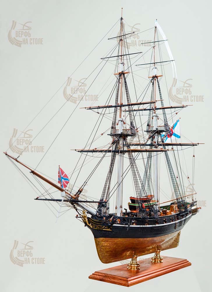 Модель Бриг Меркурий 1:72 Модель Бриг Меркурий 1:72