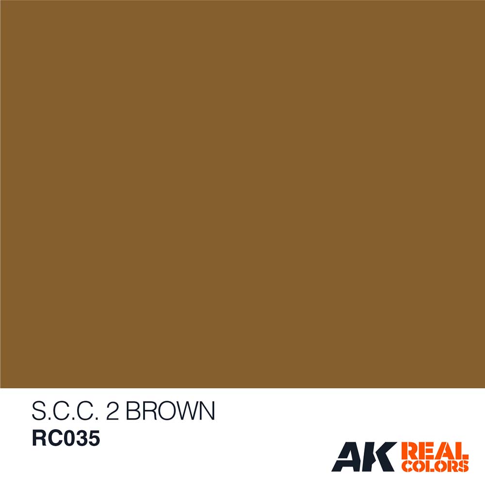 Краска AK Interactive, акриловая S.C.C. 2 Brown (коричневый), 10 мл Краска AK Interactive, акриловая S.C.C. 2 Brown (коричневый), 10 мл