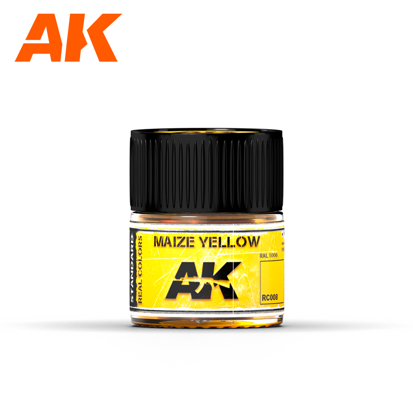 Краска AK Interactive, акриловая Maize Yellow (желтый), 10 мл Краска AK Interactive, акриловая Maize Yellow (желтый), 10 мл