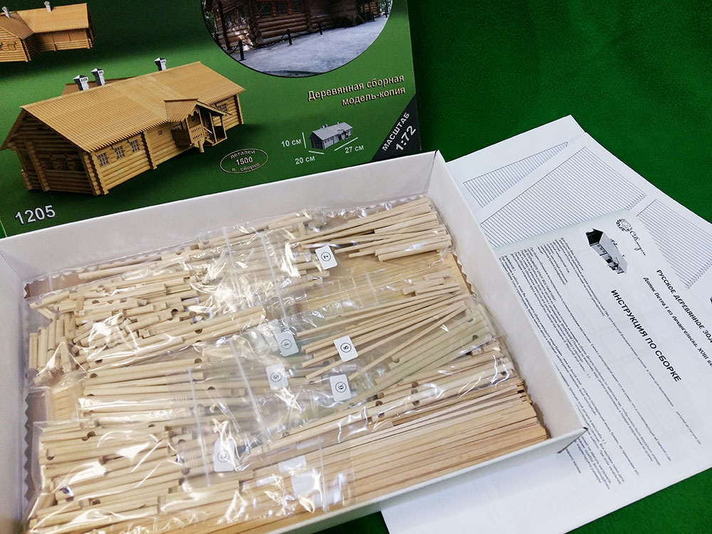 Домик Петра I из Архангельска XVIII век + (Стартовый набор инструментов) Домик Петра I из Архангельска XVIII век + (Стартовый набор инструментов)