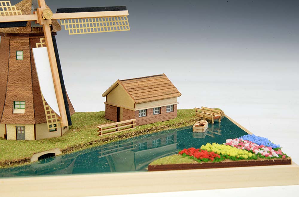 Деревня Kinderdijk Деревня Kinderdijk