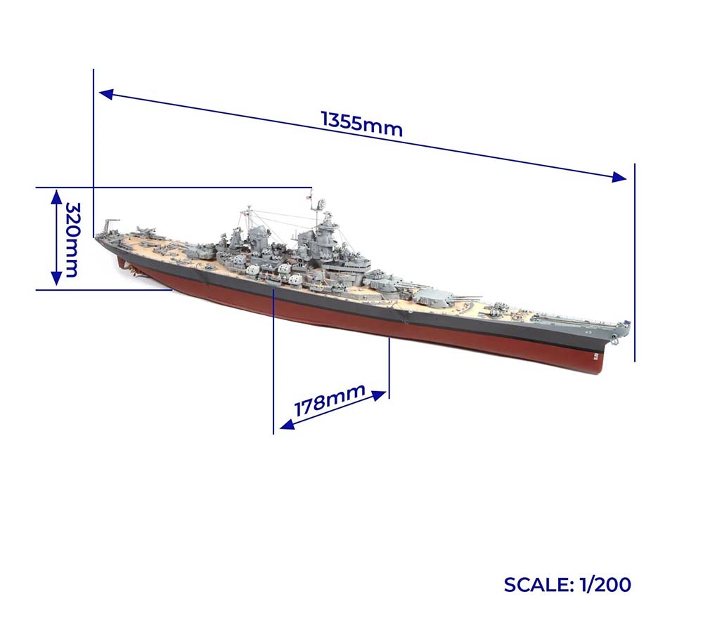 USS Missouri BB-63 + (Стартовый набор инструментов) USS Missouri BB-63 + (Стартовый набор инструментов)