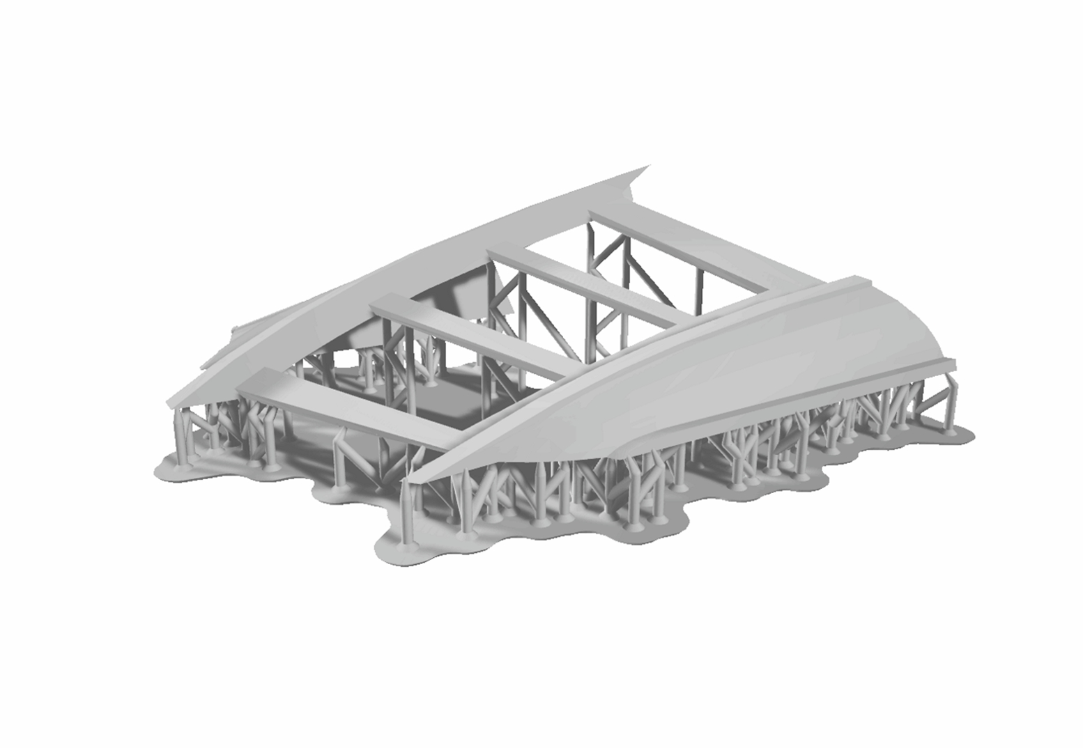 Корма 3D для HMS Ontario Корма 3D для HMS Ontario