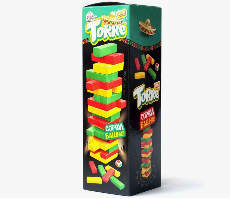 Настольная игра: Торре (падающая башня) Настольная игра: Торре (падающая башня)