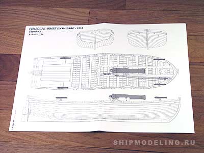 Longboat armed for war, 1834 + чертежи Longboat armed for war, 1834 + чертежи