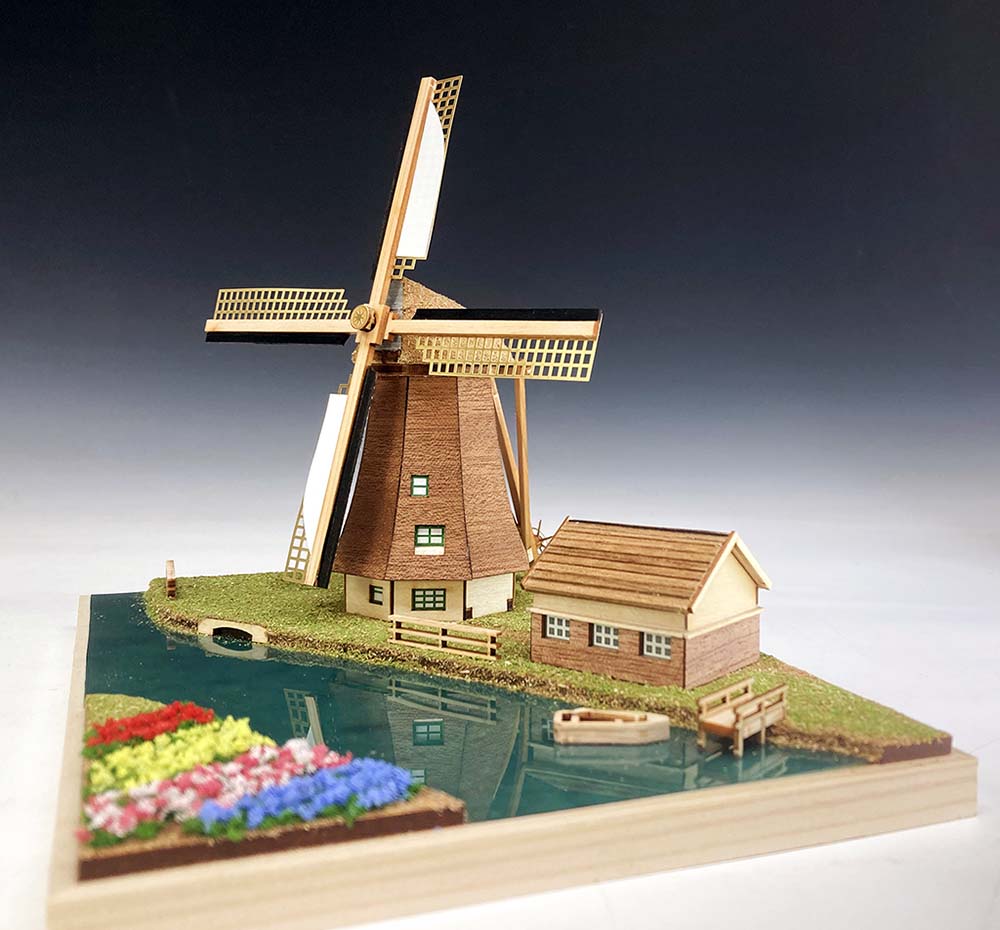 Деревня Kinderdijk Деревня Kinderdijk