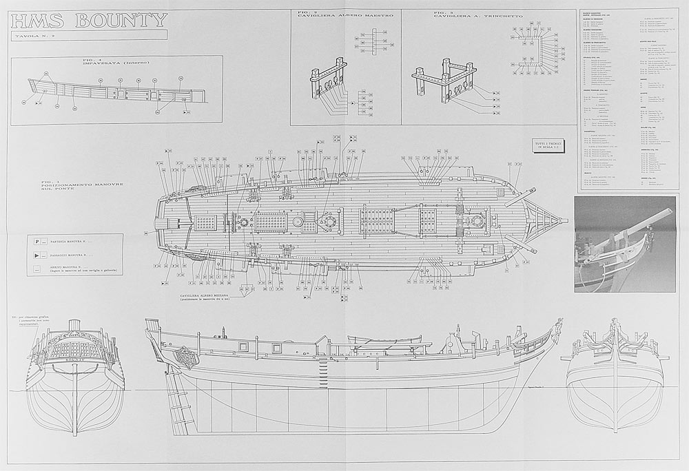 Чертеж корабля HMS Bounty Чертеж корабля HMS Bounty