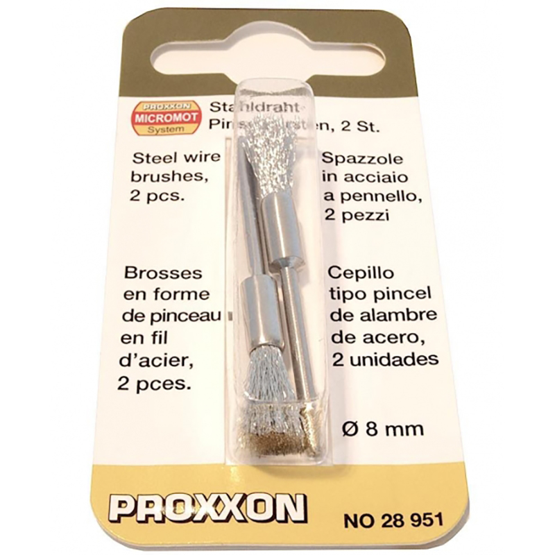 Стальные щётки Proxxon 8 мм, 2 шт Стальные щётки Proxxon 8 мм, 2 шт