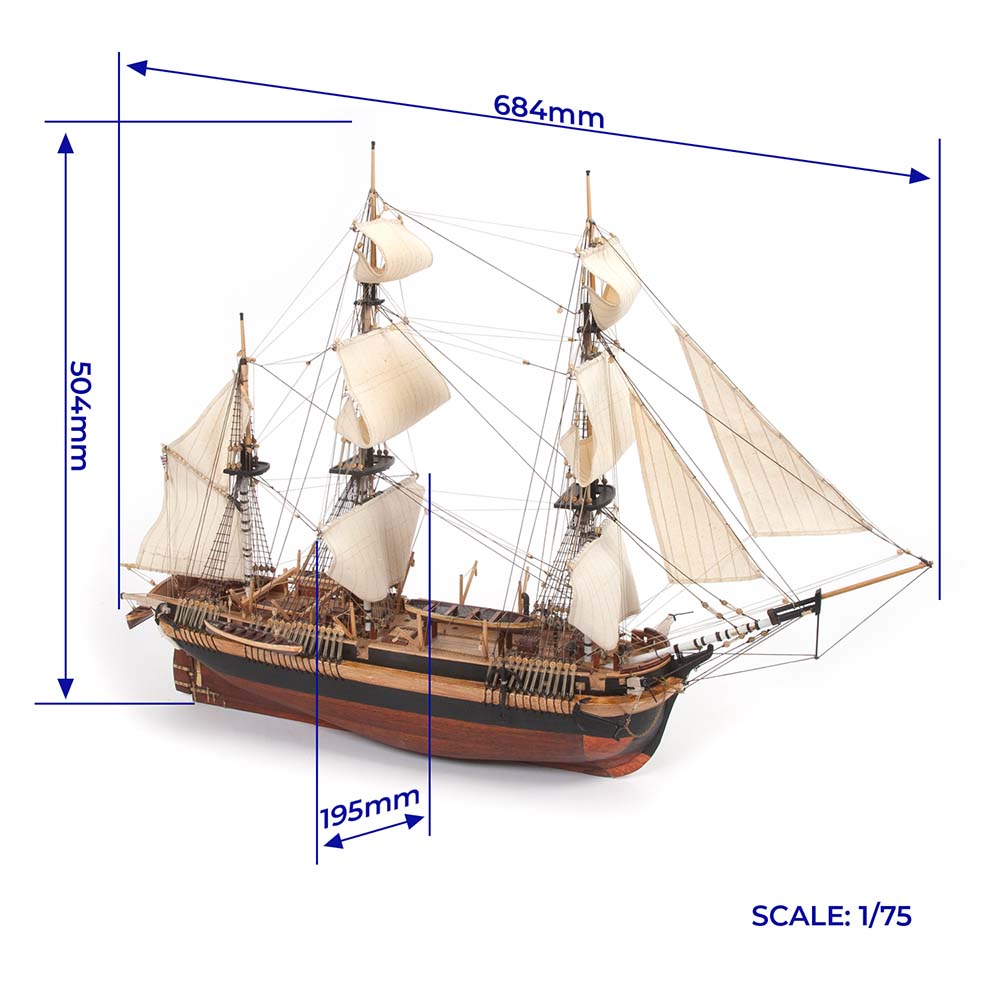 Бомбардирский корабль HMS Erebus + (Стартовый набор инструментов)