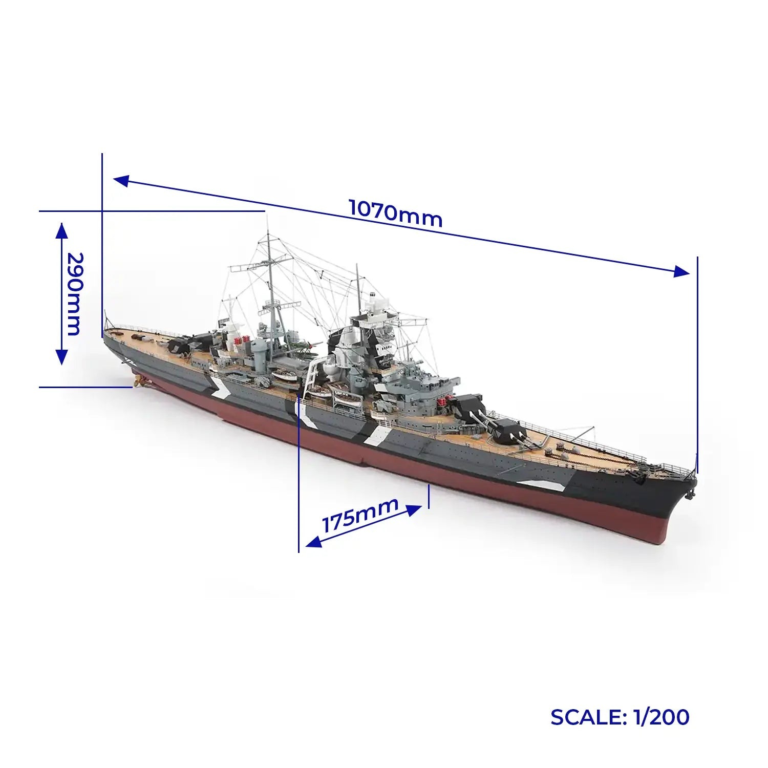 Крейсер Prinz Eugen + (Стартовый набор инструментов) Крейсер Prinz Eugen + (Стартовый набор инструментов)