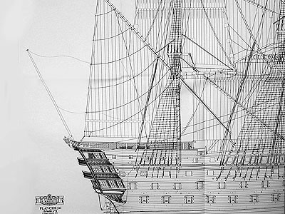 Le Commerce de Marseille, 1788 + чертежи Le Commerce de Marseille, 1788 + чертежи