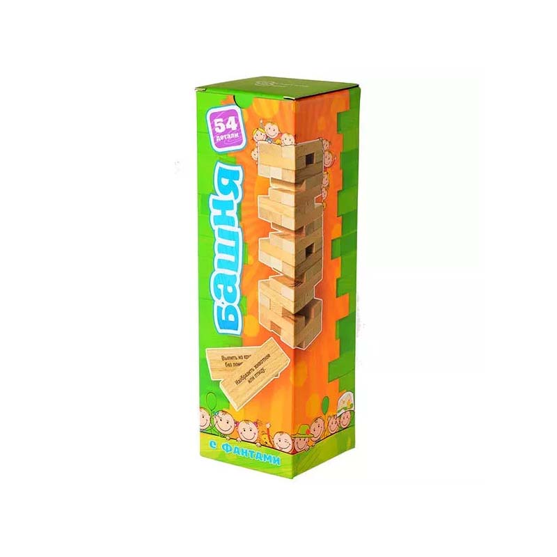 Настольная игра: Башня с заданиями для детей Настольная игра: Башня с заданиями для детей