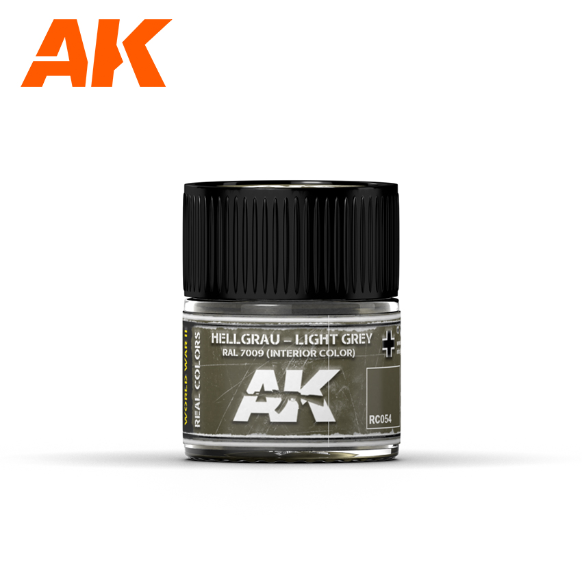 Краска AK Interactive, акриловая Hellgrau-Light Grey RAL7009 (interior color) (светло-серый), 10 мл Краска AK Interactive, акриловая Hellgrau-Light Grey RAL7009 (interior color) (светло-серый), 10 мл