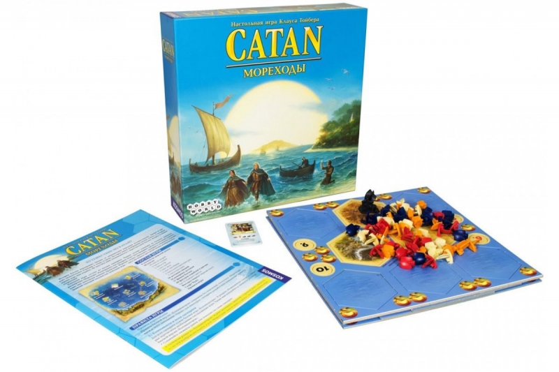 Настольная игра: Колонизаторы. Мореходы (3-е рус. изд., CATAN) Настольная игра: Колонизаторы. Мореходы (3-е рус. изд., CATAN)