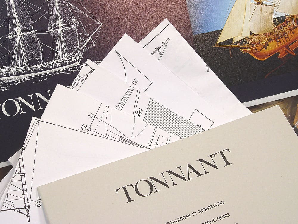 деревянная модель корабля Tonnant