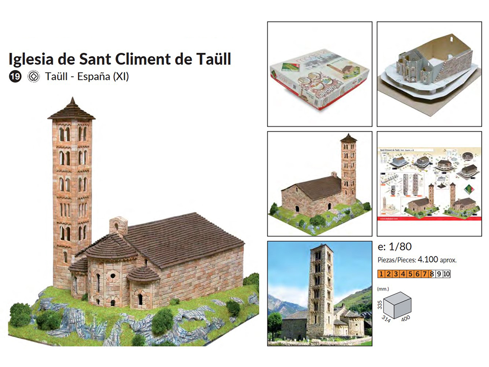 керамический конструктор Церковь San Climent De Taull керамический конструктор Церковь San Climent De Taull