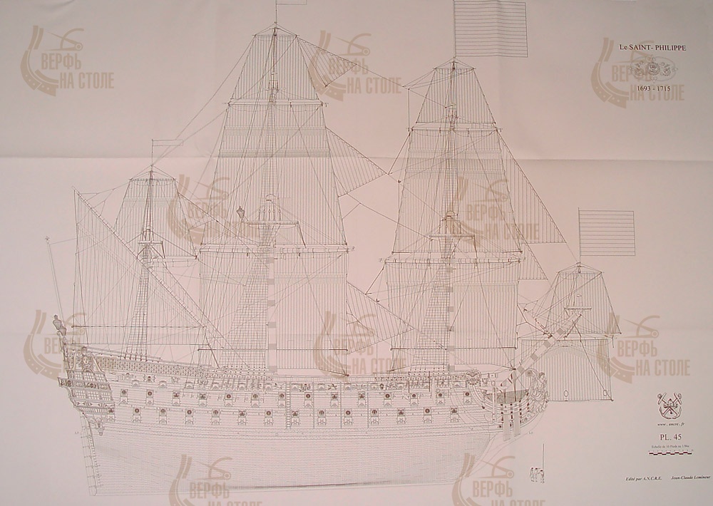 Plans du modèle de bateau Titanic - Amati (AM1200/83)