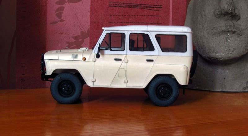 Модель из картона Автомобиль внедорожник 31514 Модель из картона Автомобиль внедорожник 31514