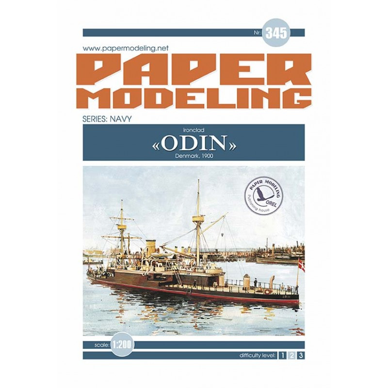 Модель из картона броненосец ODIN