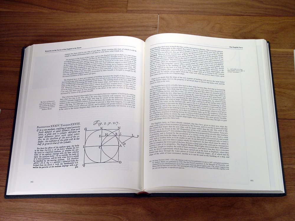 18th century shipbuilding. Remarks by Blaise Olliver