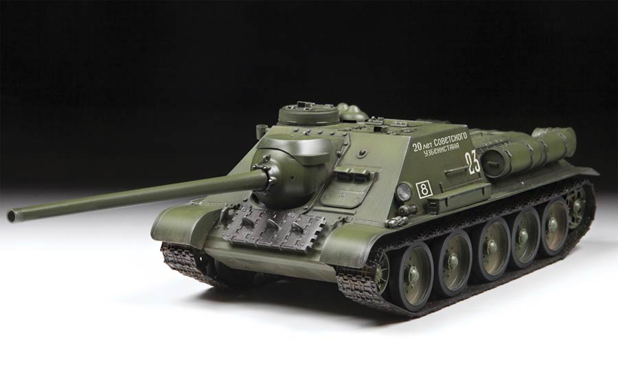 Советский истребитель танков "СУ-100" Советский истребитель танков "СУ-100"