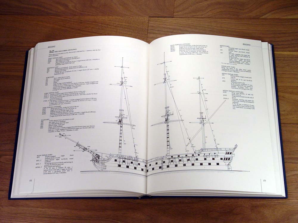The 74 gun ship. Том 3. Рангоут, такелаж, паруса.