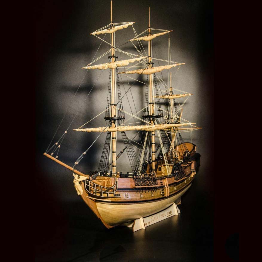модель корабля для сборки Black Pearl (Черная Жемчужина), 533 мм модель корабля для сборки Black Pearl (Черная Жемчужина), 533 мм