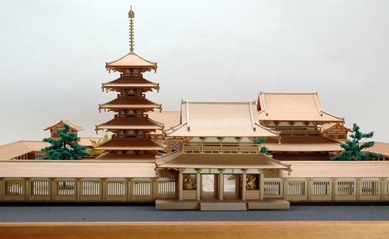 Диорама Horyu-Ji, западная часть Диорама Horyu-Ji, западная часть