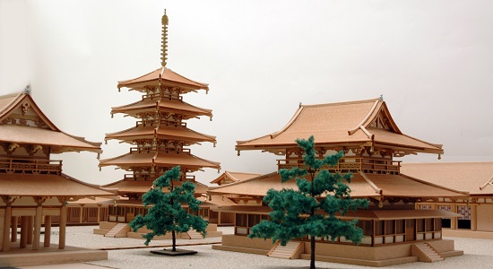 Диорама Horyu-Ji, западная часть Диорама Horyu-Ji, западная часть