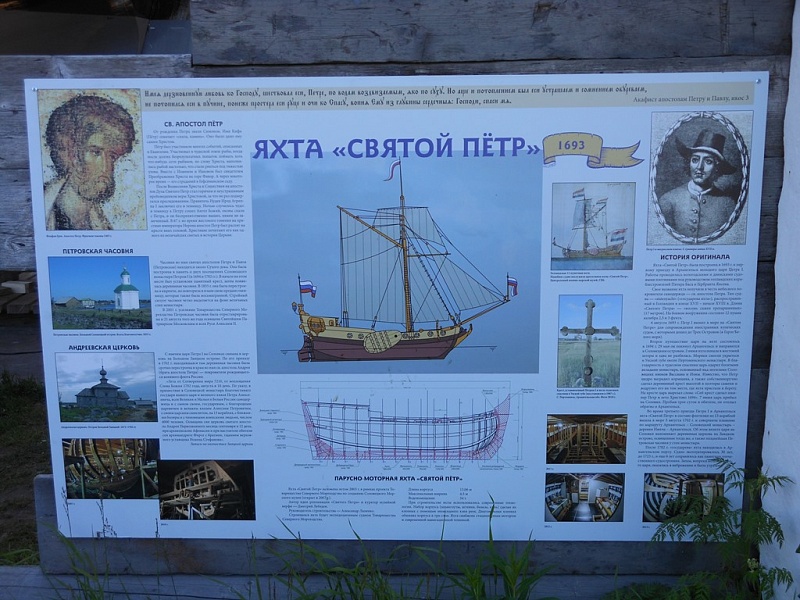 Яхта святой петр 1693 чертежи