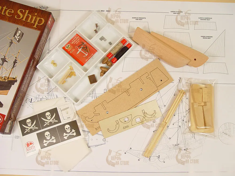 модель корабля Pirate ship (Пиратский корабль) модель корабля Pirate ship (Пиратский корабль)