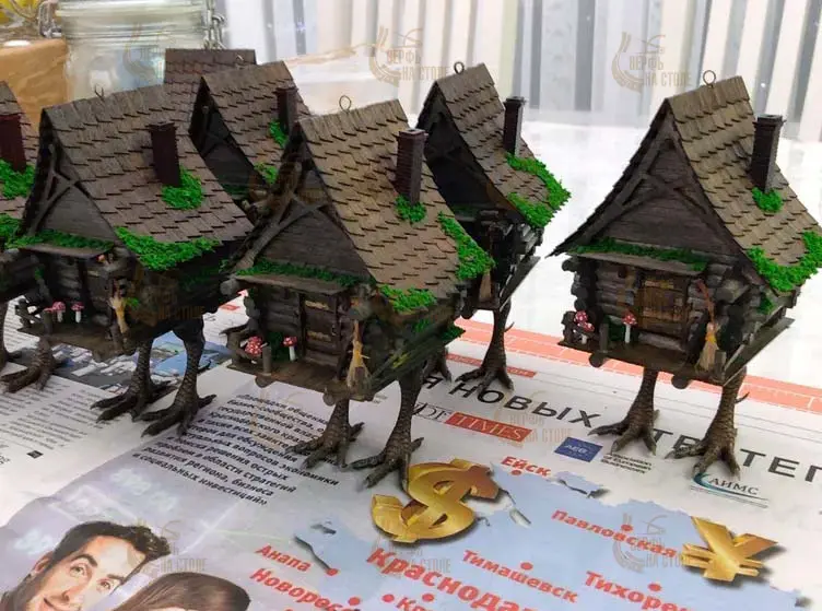 Ёлочная игрушка Избушка на курьих ножках, 140 деталей Ёлочная игрушка Избушка на курьих ножках, 140 деталей