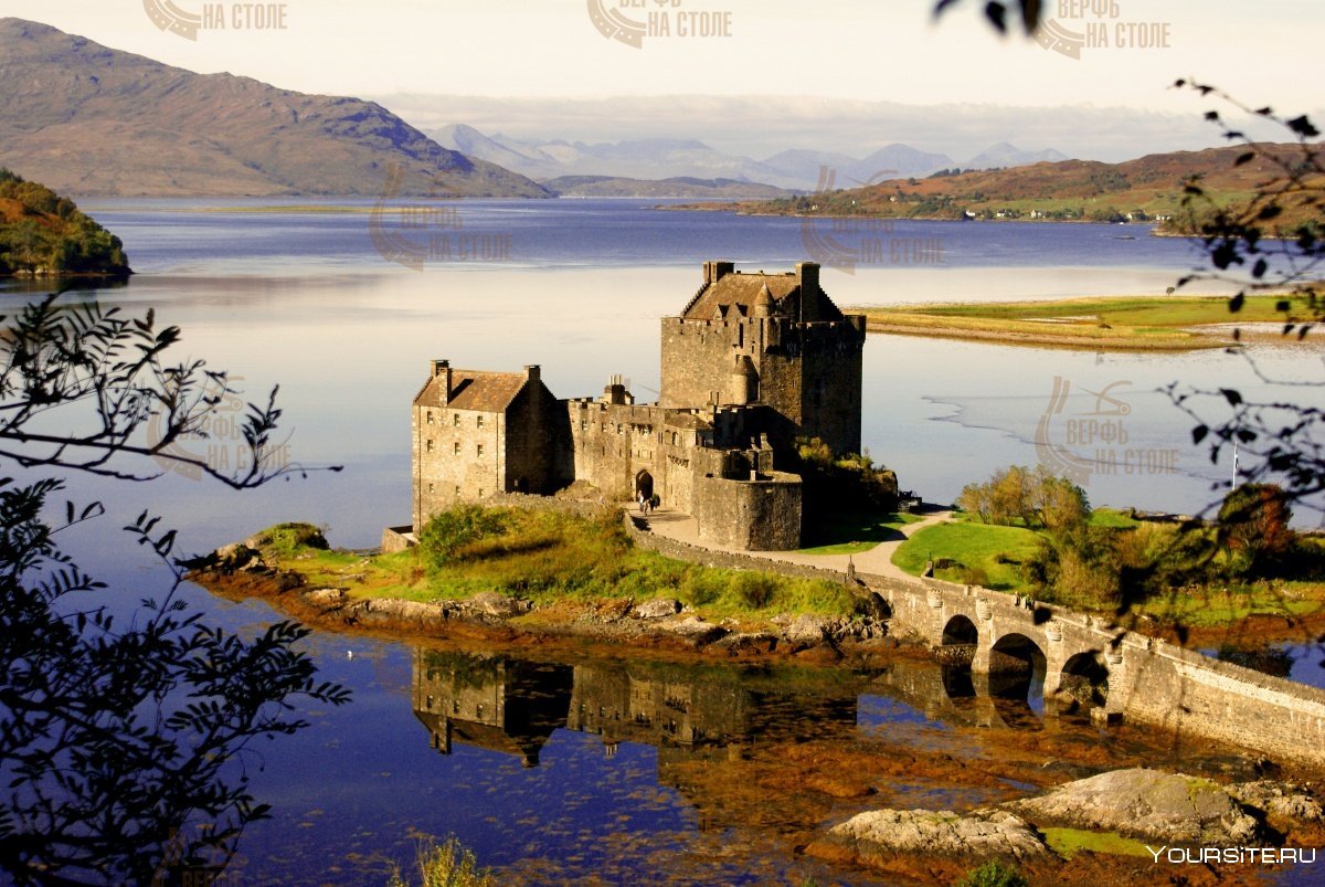 керамический конструктор купить Замок Eilean Donan керамический конструктор купить Замок Eilean Donan