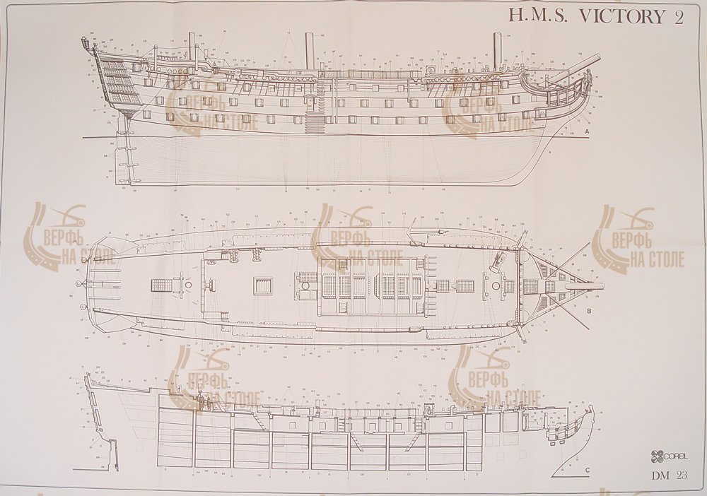 Чертежи hms victory