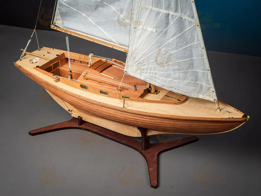 Модель Яхта Folkboat, комплектация Продвинутая Модель Яхта Folkboat, комплектация Продвинутая
