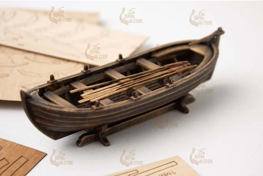 Шлюпка XVI века, 136 мм Шлюпка XVI века, 136 мм