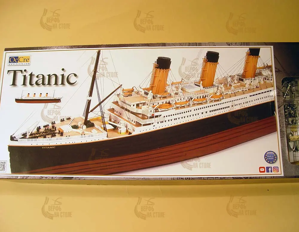 RMS TITANIC (Титаник) + (Полный набор инструментов, клея и краски) RMS TITANIC (Титаник) + (Полный набор инструментов, клея и краски)