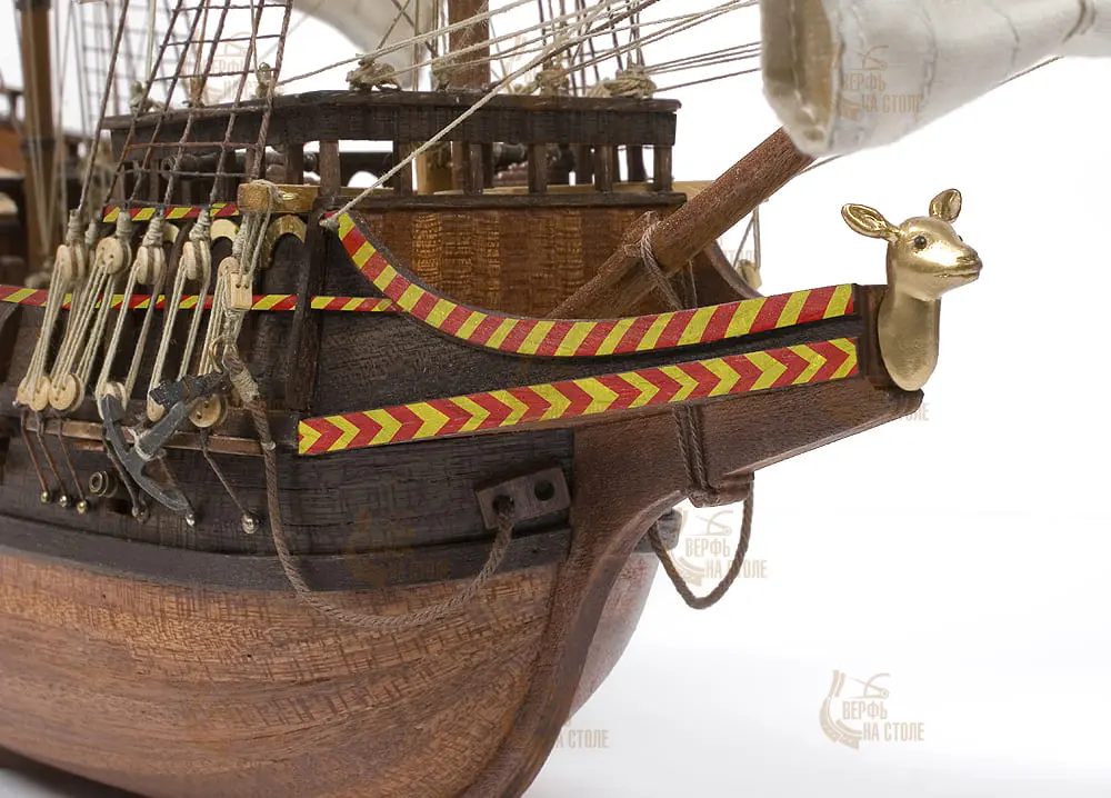 модель корабля своими руками Golden Hind