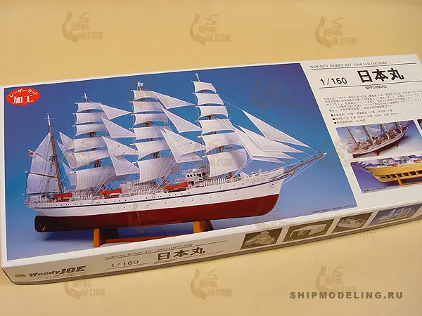деревянная модель парусника Nippon Maru деревянная модель парусника Nippon Maru