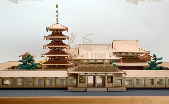 Диорама Horyu-Ji, западная часть Диорама Horyu-Ji, западная часть